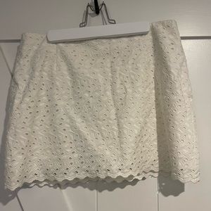 Lilly Pulitzer lace skirt